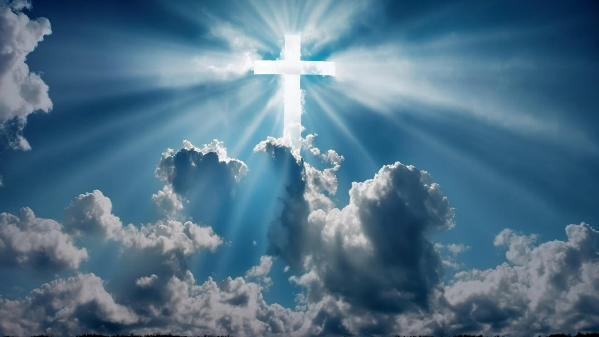 jesus cross in sky